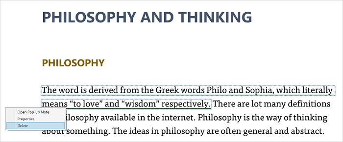 underline annotation