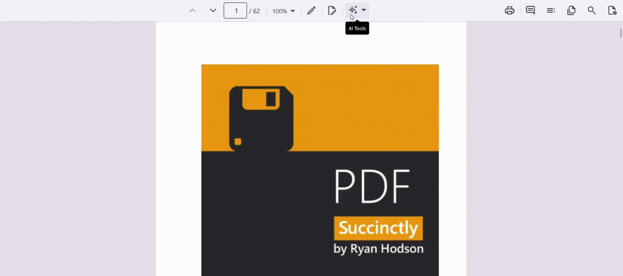 Document Summarization in .NET MAUI PDFViewer