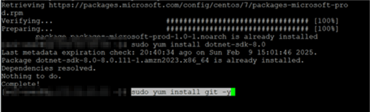 Install git