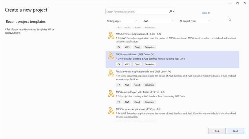 AWS Lambda project