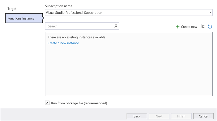 Configure Hosting Plan