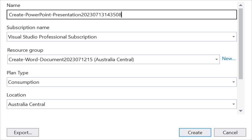 Select the plan type