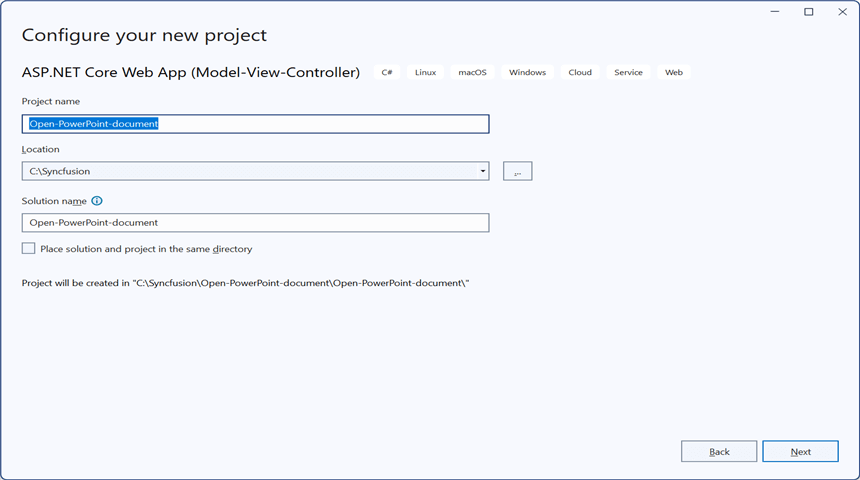 Name the project
