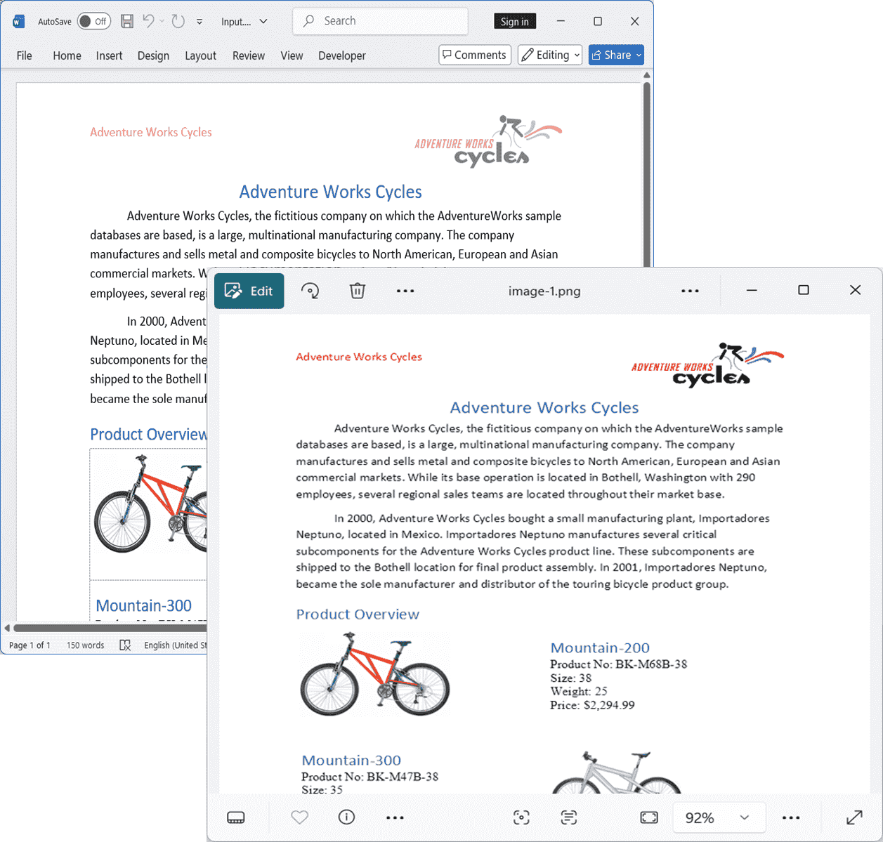 Word to Image in Azure Functions Flex Consumption