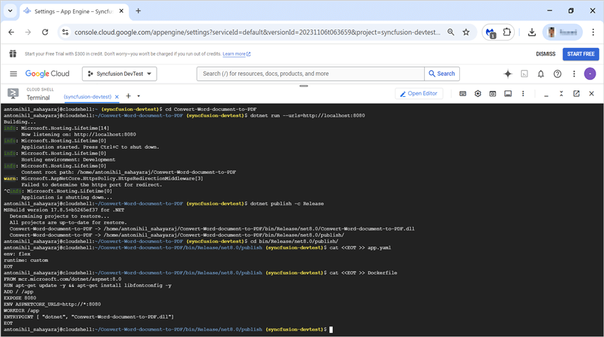 Add required files to publish folder