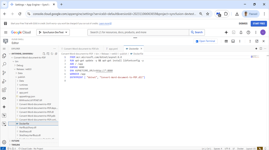 Add required files to publish folder
