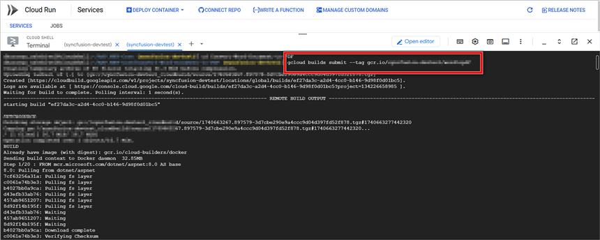 Build and submit Docker image