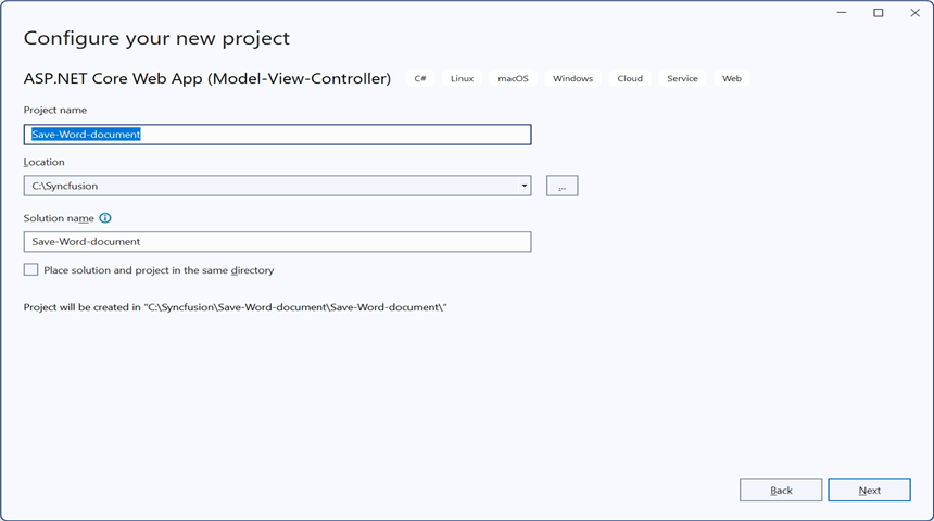 Name the project