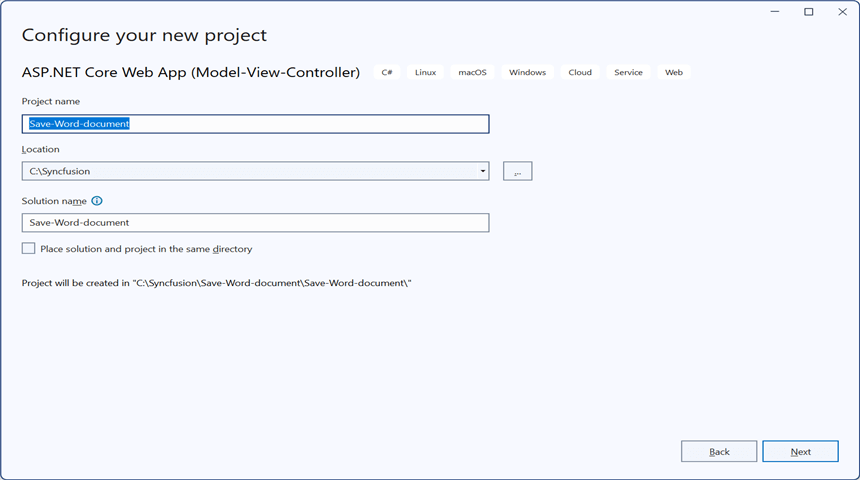 Name the project