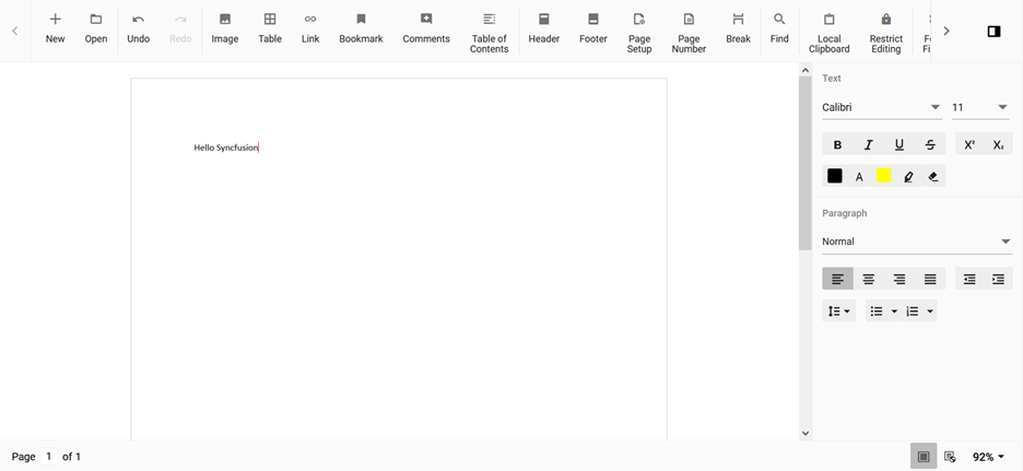 Change the cursor color in DOCX Editor