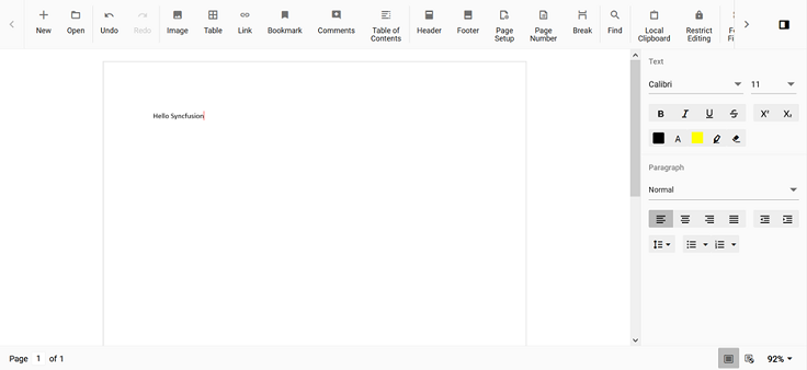 Change the cursor color in document editor in JavaScript (ES6) Document ...