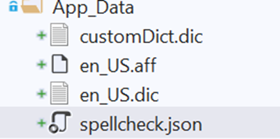 Dictionary setup in React DOCX Editor