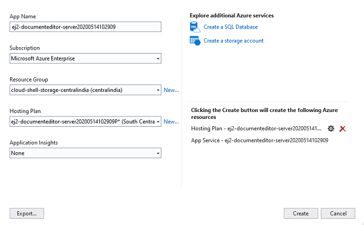 azure documenteditor