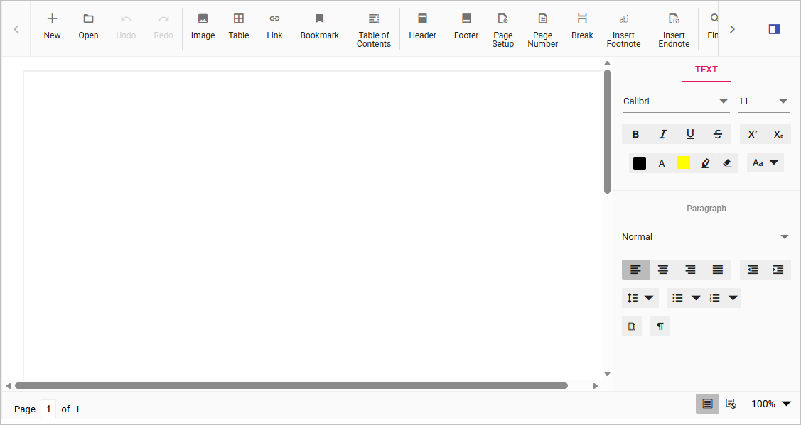 Output of Vue 3 Document Editor