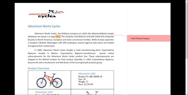 Customizing Comment Style in WPF DOCX Editor