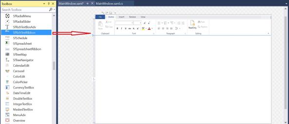 Dragging RichTextBox Control from Toolbox