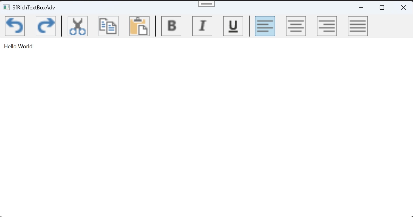 WPF Standard RichTextBox