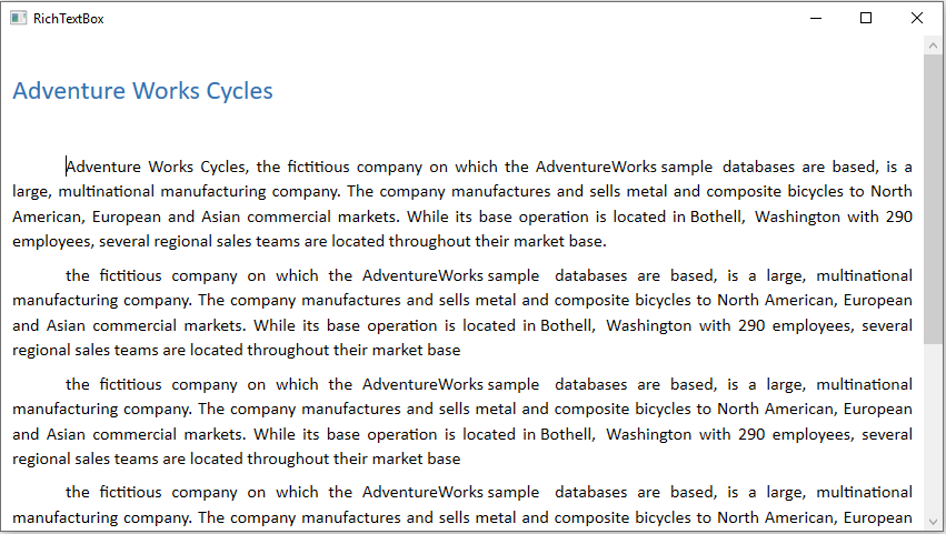 Changing Background color of Continuous Layout in WPF RichTextBox