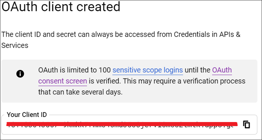 ClientIdCreation