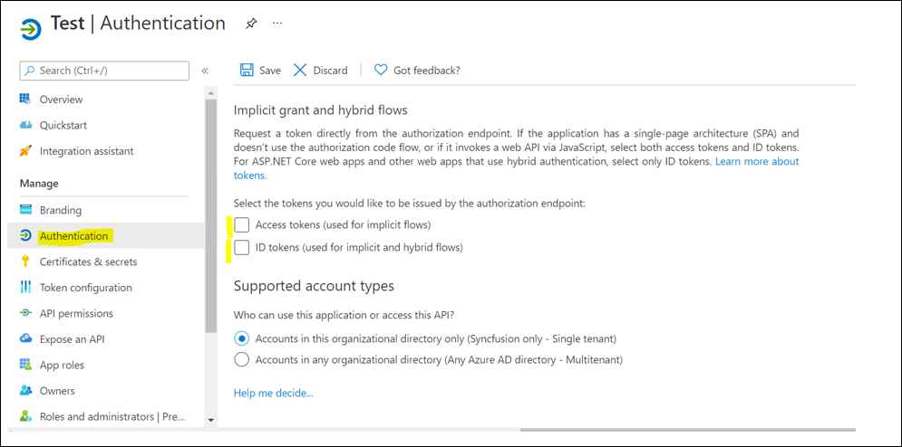 Access token and Id token