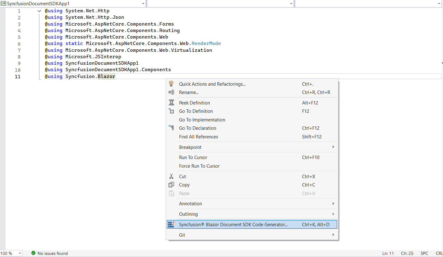 CodeGeneratorCommand