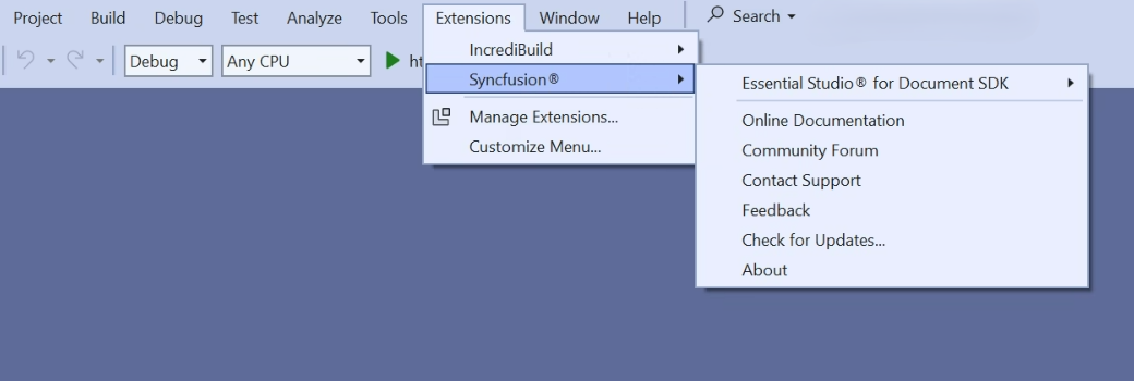 SyncfusionMenu