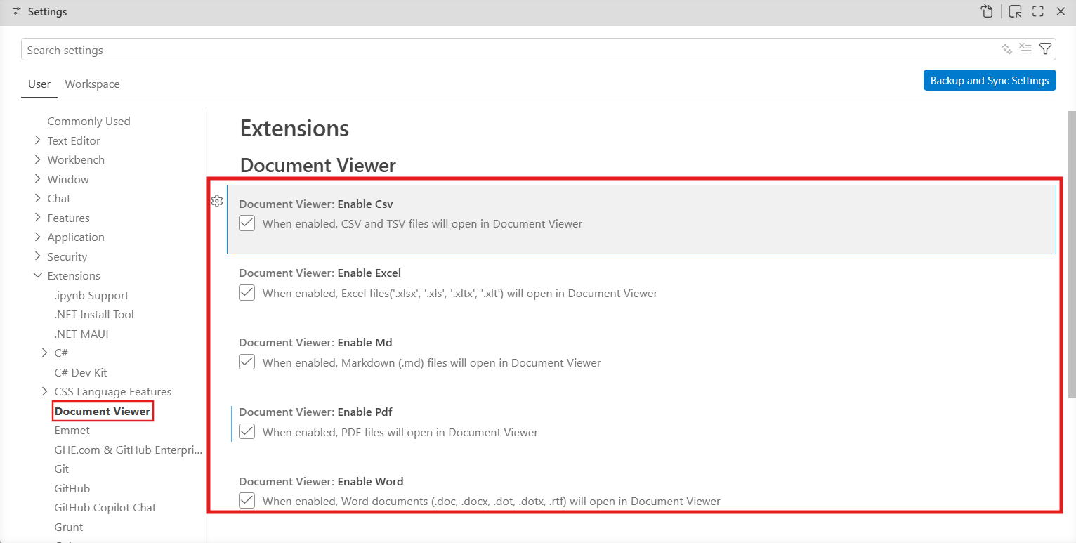 File-Type-Configuration