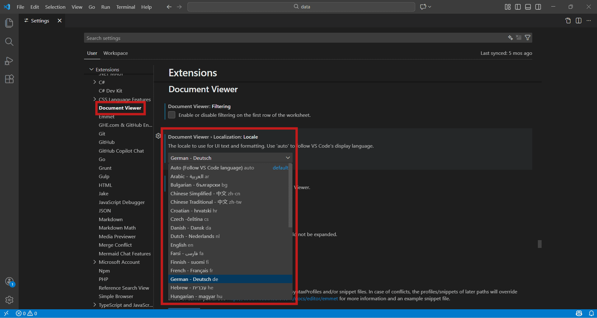 localization-setting