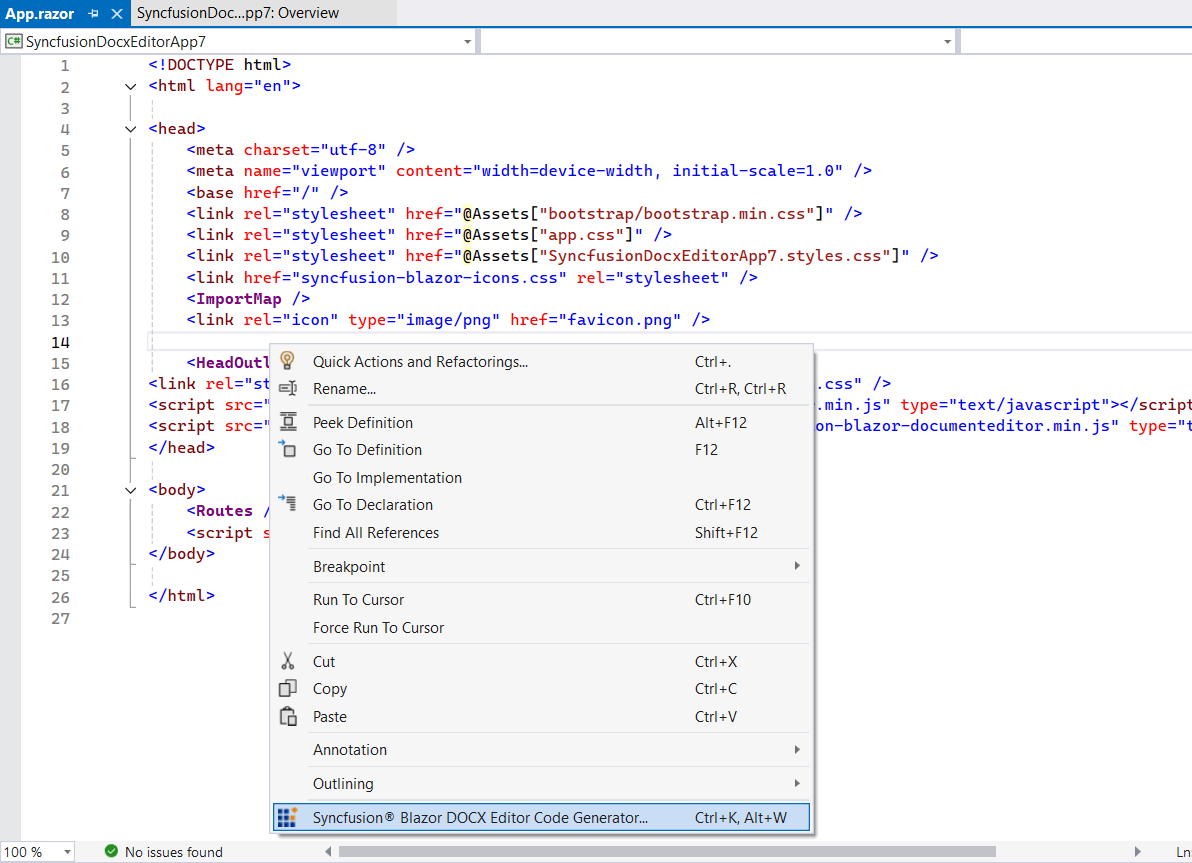 CodeGeneratorCommand