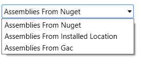 Assembly location option in Syncfusion DOCX Editor SDK Reference Manger