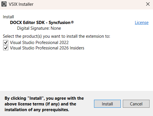 VSIX-Installation-Window