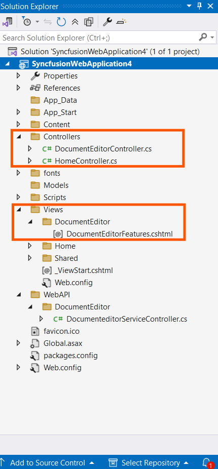 required controllers