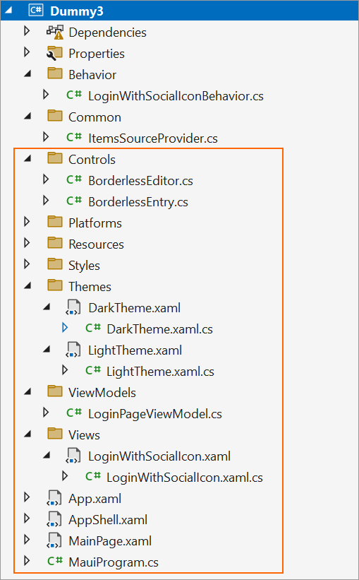 Added Resources in MAUI Visual Studio Intergration