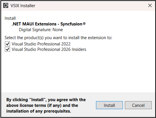 VSIX-Installation-Window