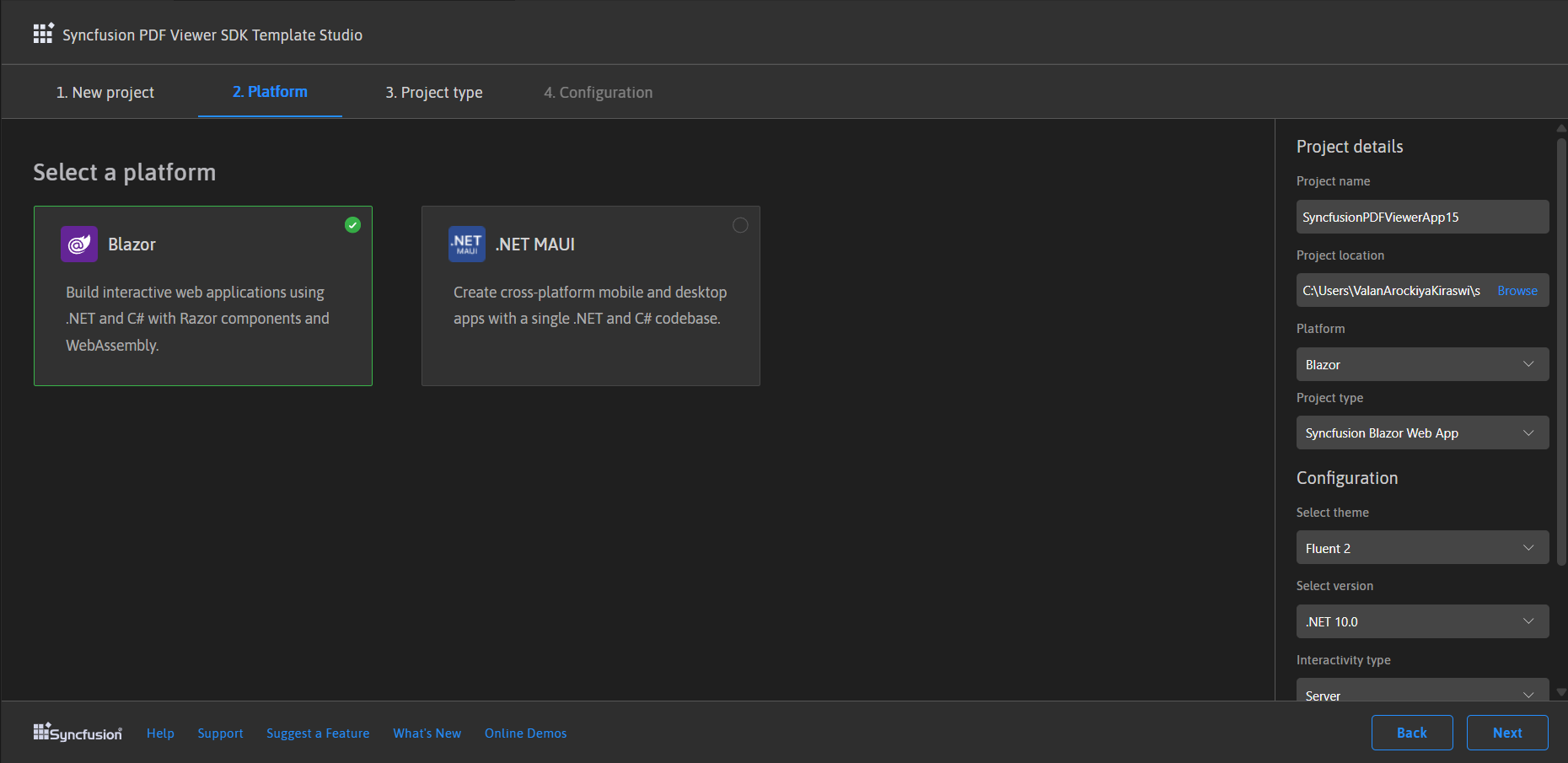TemplateStudioWizard