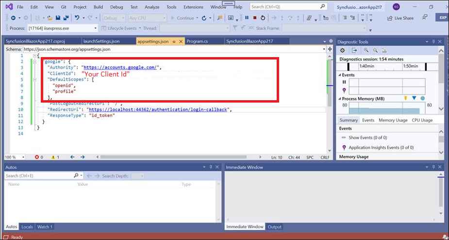 ClinetIdConfiguration
