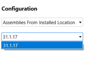 Assembly location option in Syncfusion Reference Manger