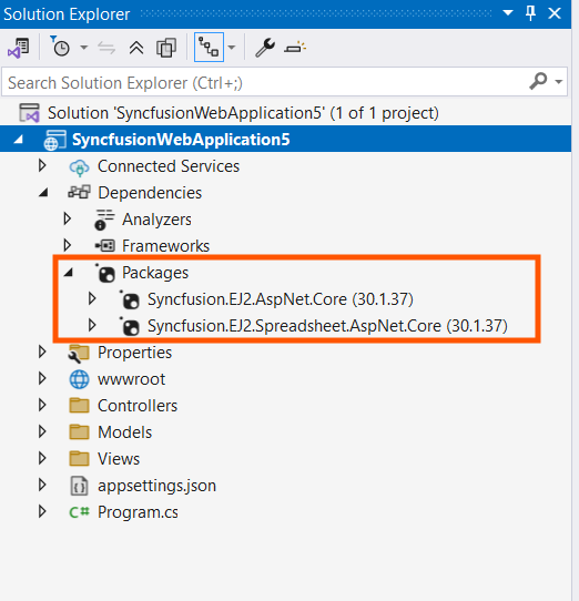 syncfusion assemblies