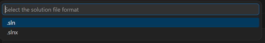 SelectSlnFormat