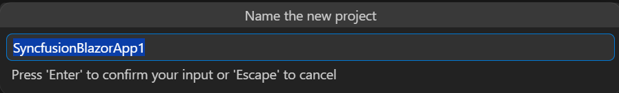 NameNewProject