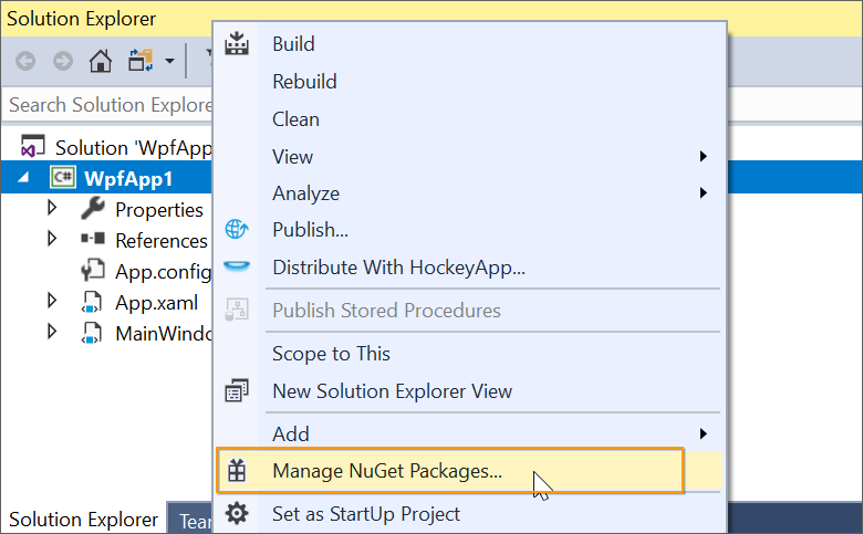 Installed packages details in NuGet Package Manager dialog