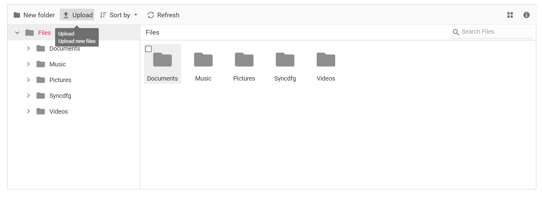 File Manager tooltip customization
