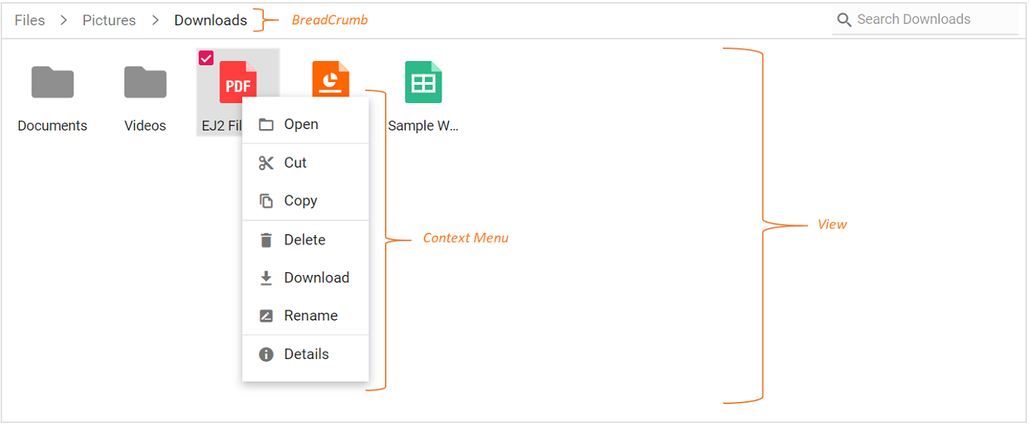 Basic File Manager