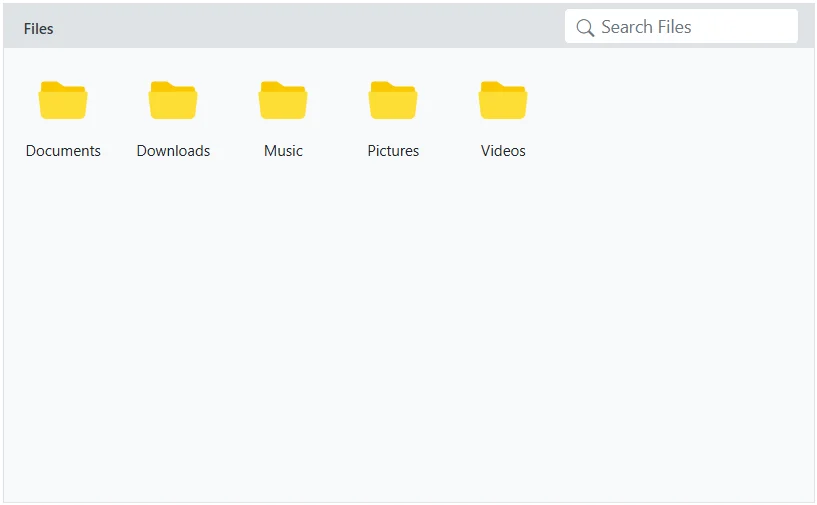Blazor FileManager displays Custom Layout