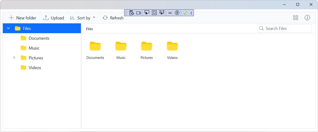 Blazor File Manager Component