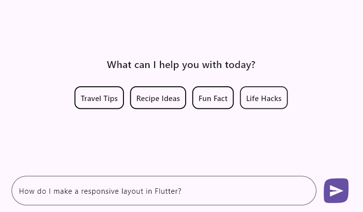 AIAssistView actionButton shape