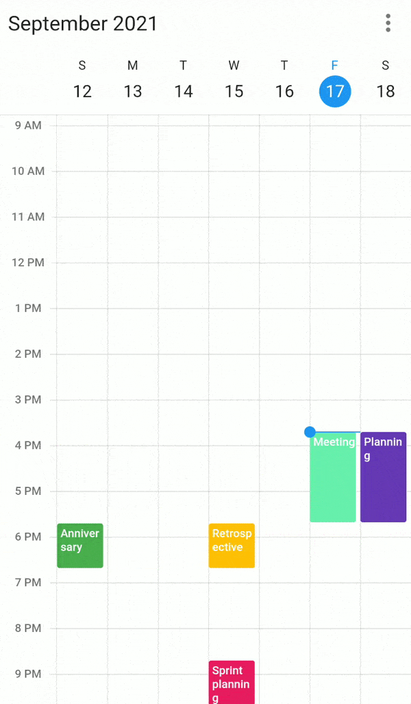 Drag And Drop In Flutter Event Calendar Widget Syncfusion
