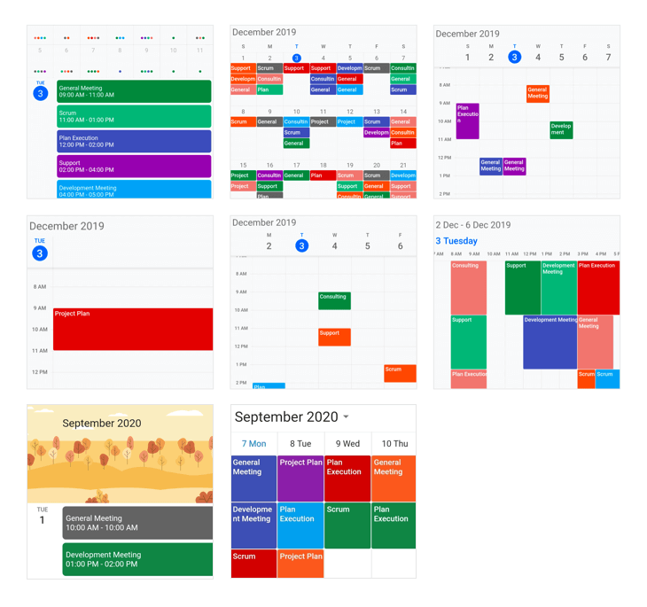 About Flutter Event Calendar widget Syncfusion Scheduler