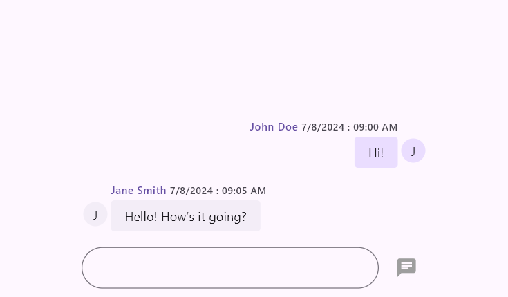 Chat actionButton support