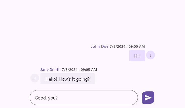 Chat actionButton support
